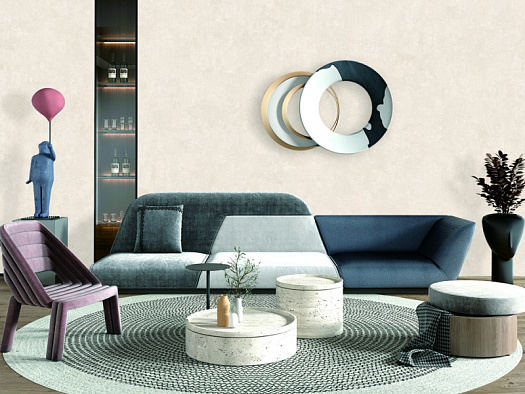 Обои в интерьере артикул 5067-13, Bigi, Bernardo Bartalucci Обои в интерьере артикул 5067-13, Bigi, Bernardo Bartalucci