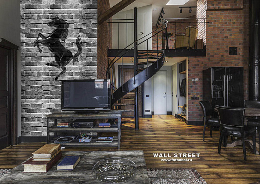 Фотообои в интерьере артикул podLOFT 19, ПОДЛОФТ / PODLOFT, Wall street Фотообои в интерьере артикул podLOFT 19, ПОДЛОФТ / PODLOFT, Wall street