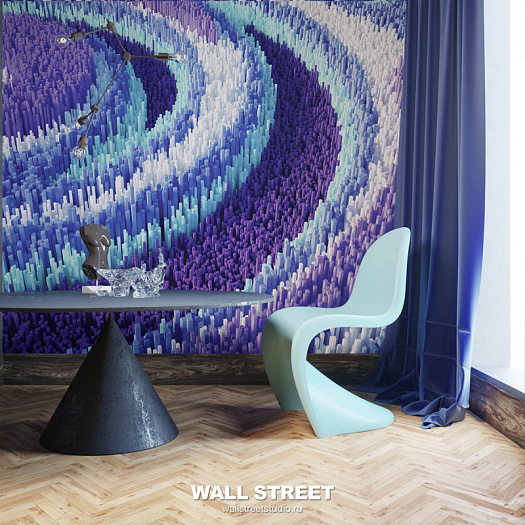 Фотообои в интерьере артикул 3D Sys 4, 3Д СИСТЕМА / 3D SYS, Wall street