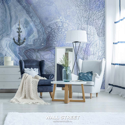 Фотообои в интерьере артикул Waves 13, WAVES, Wall street Фотообои в интерьере артикул Waves 13, WAVES, Wall street